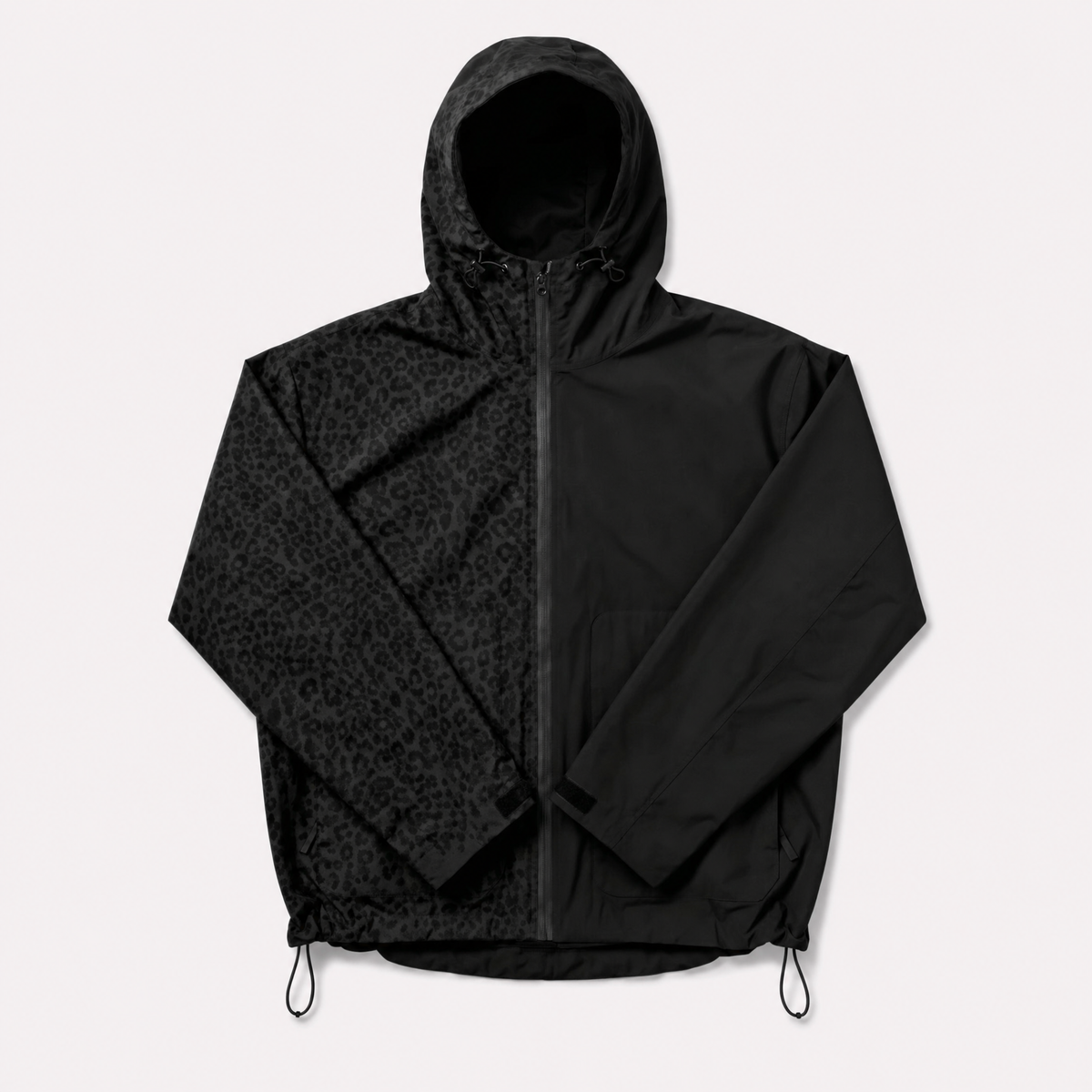 Water Reactive Cheetah Rain Jacket