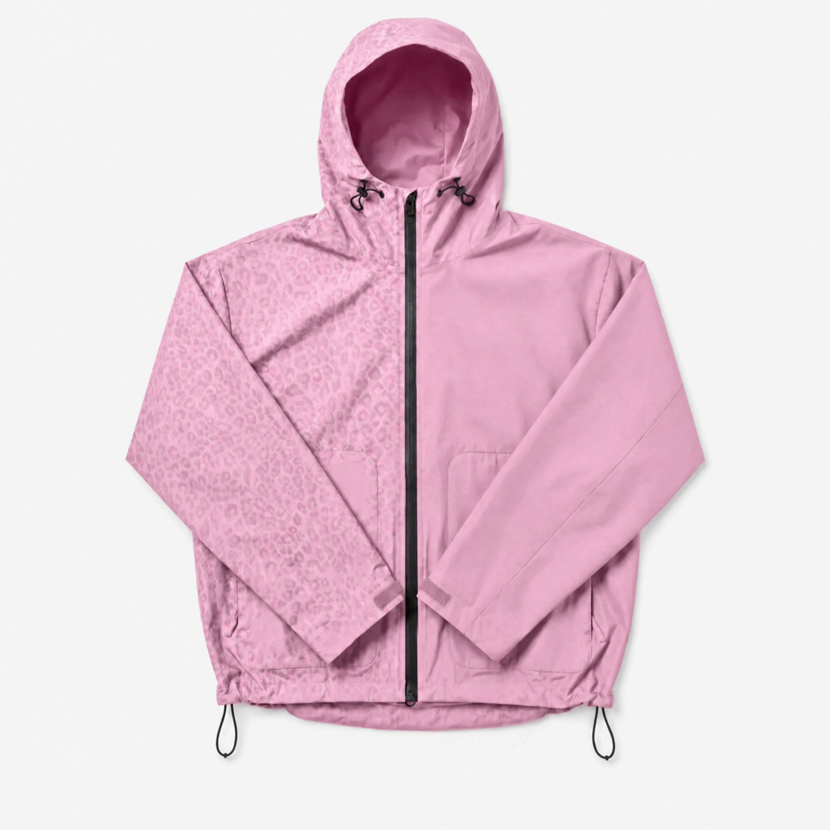 Water Reactive Cheetah Rain Jacket