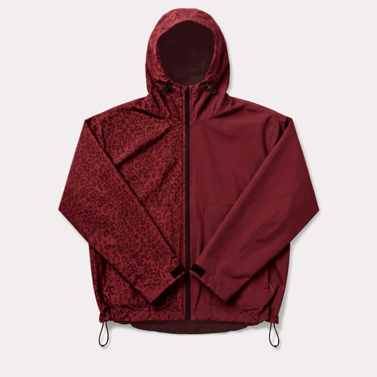 Water Reactive Cheetah Rain Jacket
