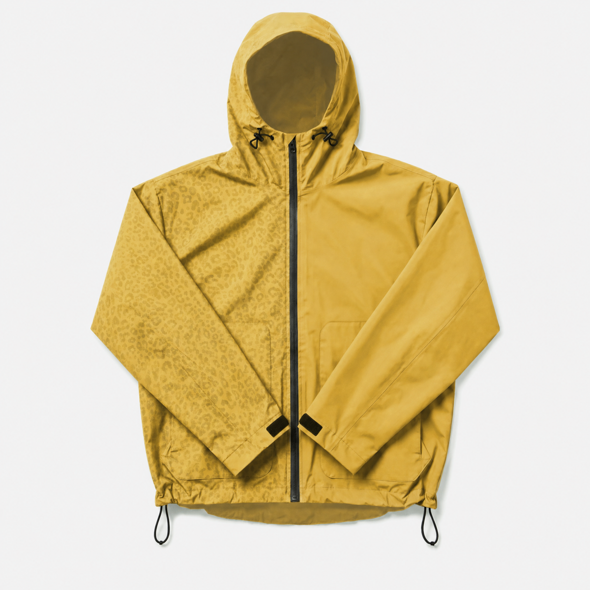 Water Reactive Cheetah Rain Jacket
