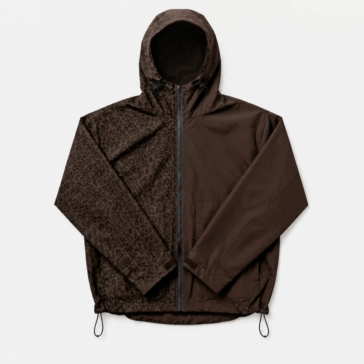 Water Reactive Cheetah Rain Jacket