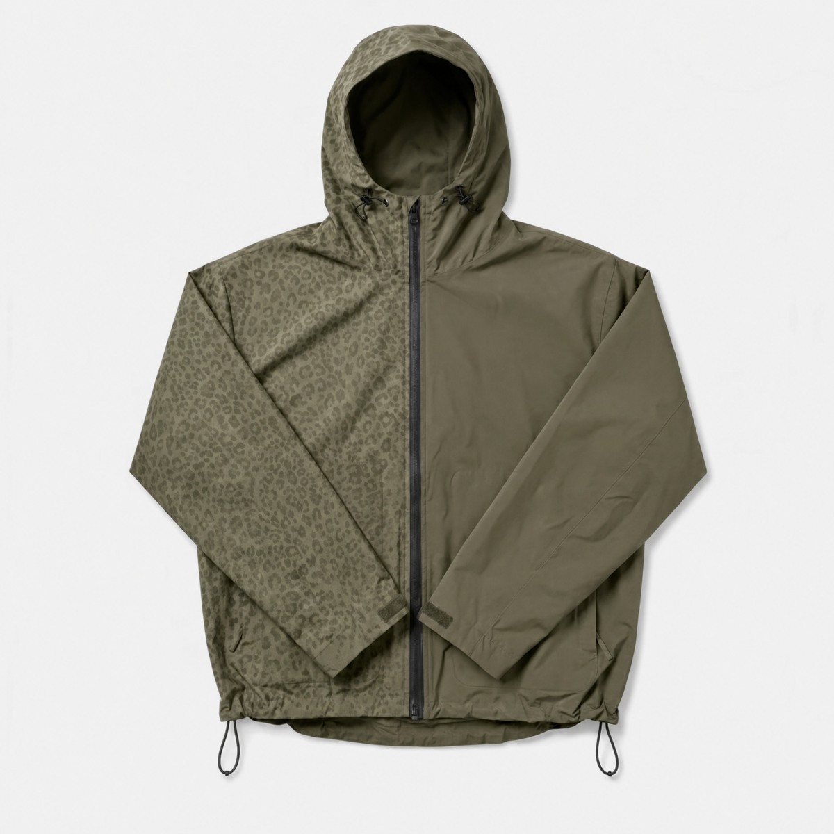 Water Reactive Cheetah Rain Jacket