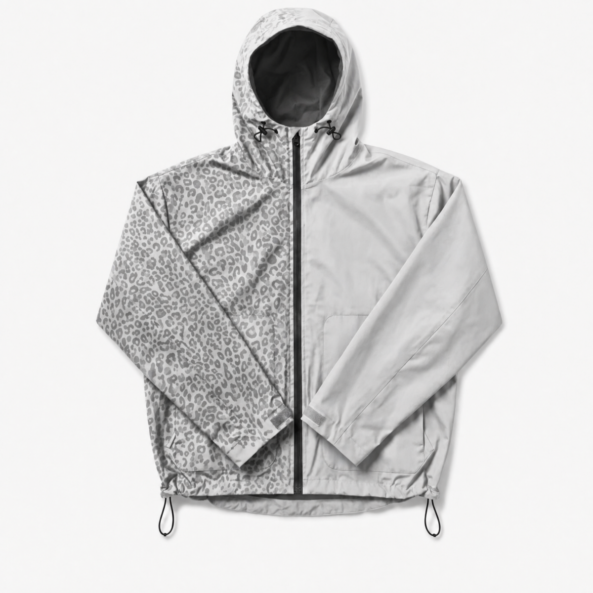 Water Reactive Cheetah Rain Jacket