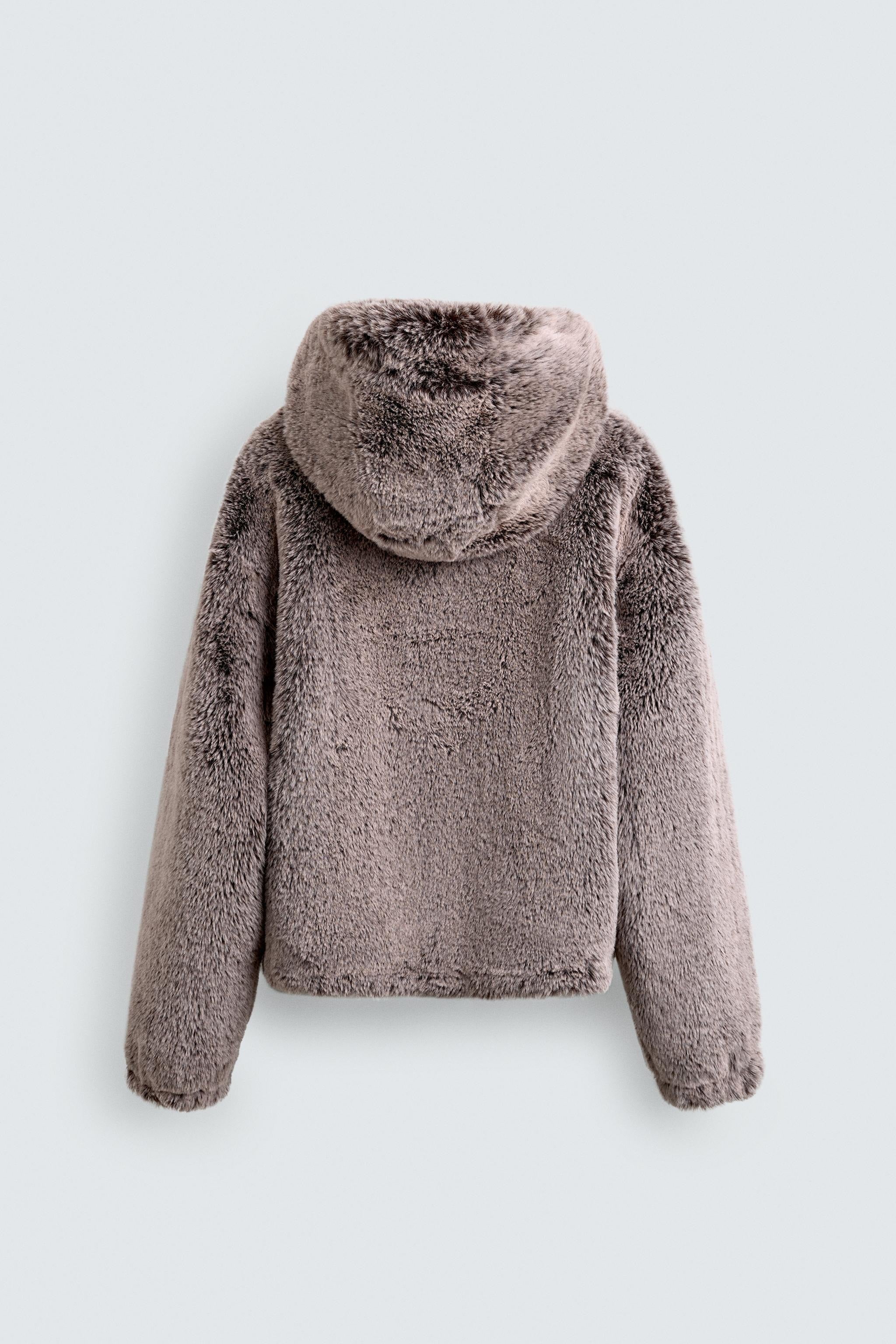 ZA Unisex Faux Fur Coat