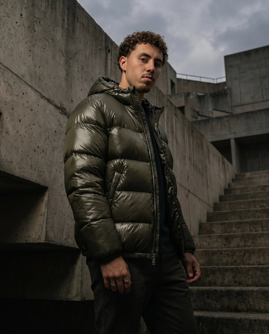 Puffer jacket lifestyle photo