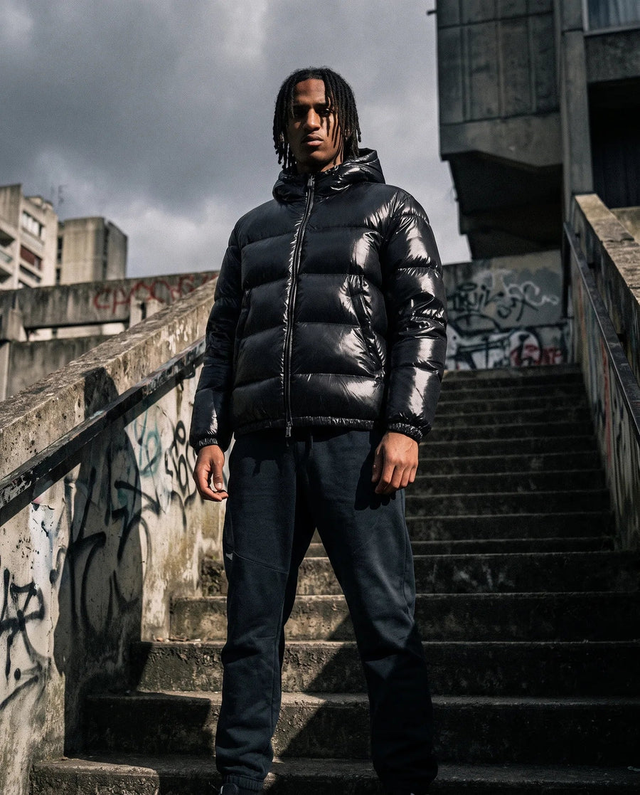 Puffer jacket lifestyle photo